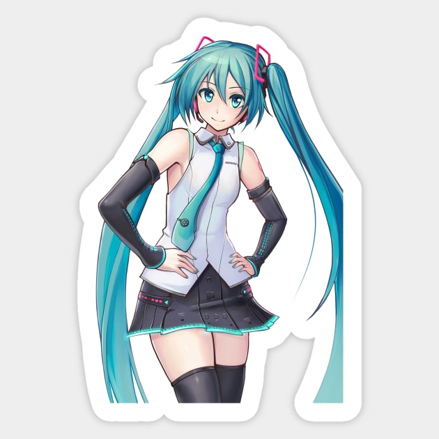 Hatsune Miku V4X Sticker by hybridmink